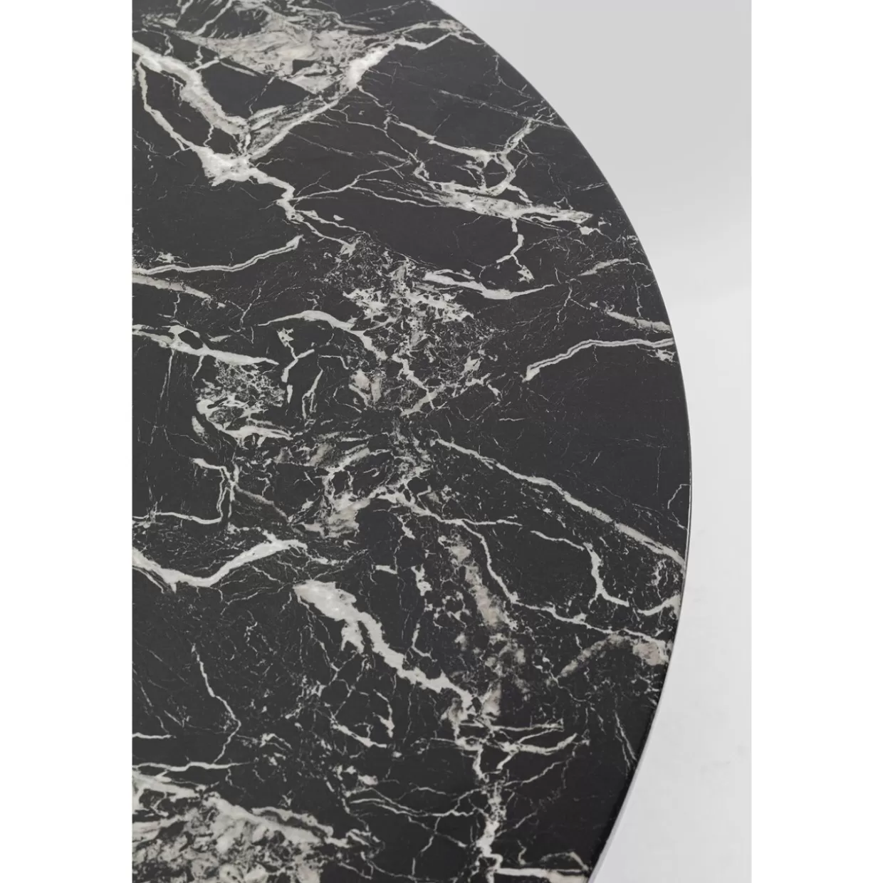 KARE Design Tische | Tisch Schickeria Marmor Schwarz O110Cm