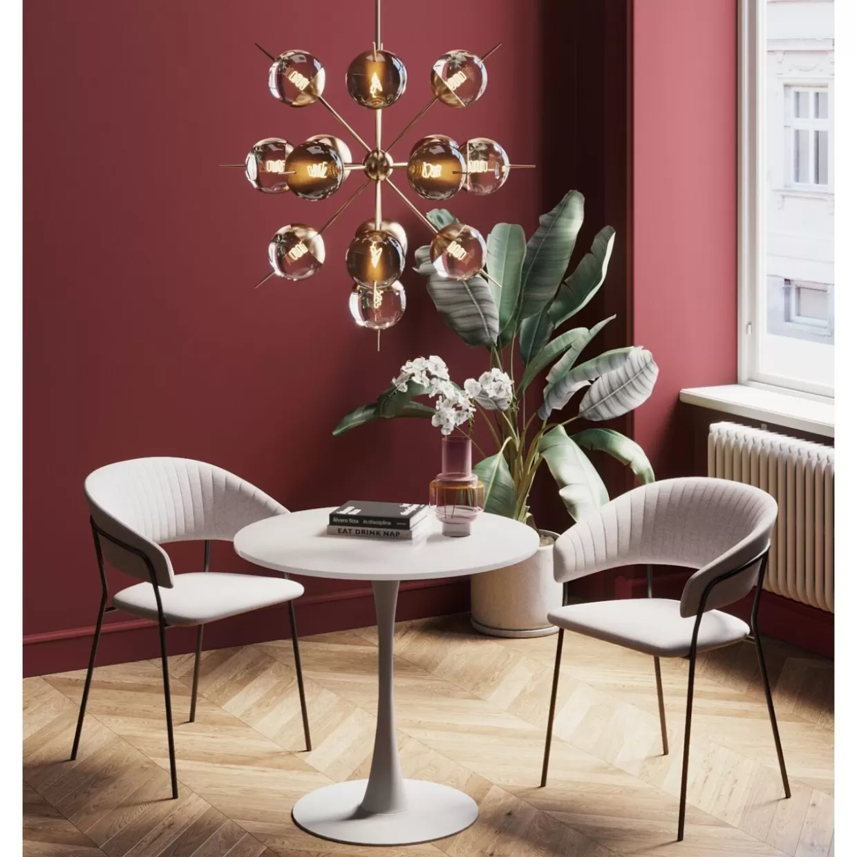 KARE Design Tische | Tisch Schickeria Weis O80