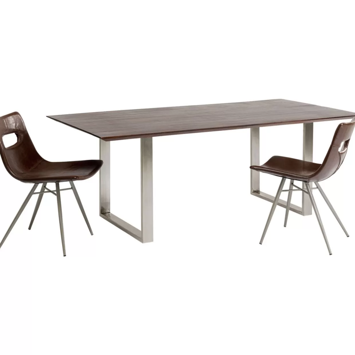 KARE Design Tische | Tisch Symphony Dunkel Chrom 180X90