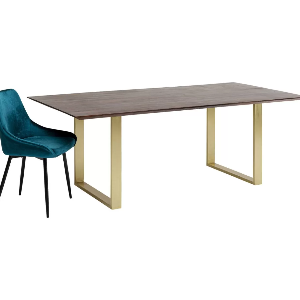 KARE Design Tische | Tisch Symphony Dunkel Messing 160X80