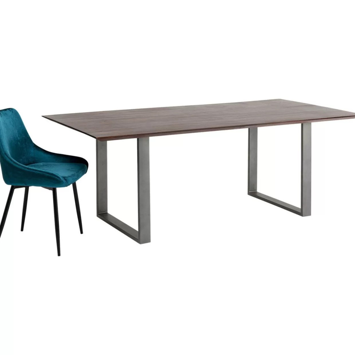 KARE Design Tische | Tisch Symphony Dunkel Rohstahl 160X80