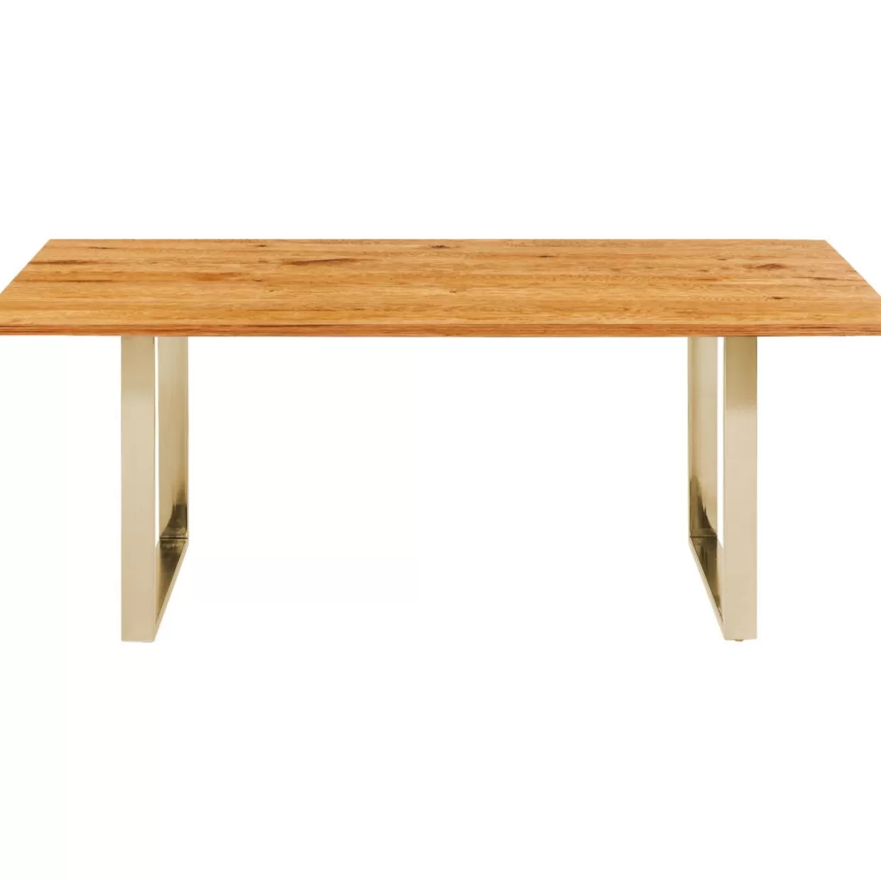 KARE Design Tische | Tisch Symphony Eiche Messing 200X100