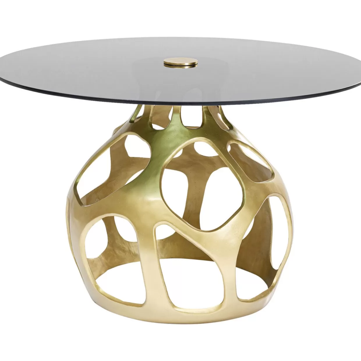 KARE Design Tische | Tisch Volcano Gold O120Cm