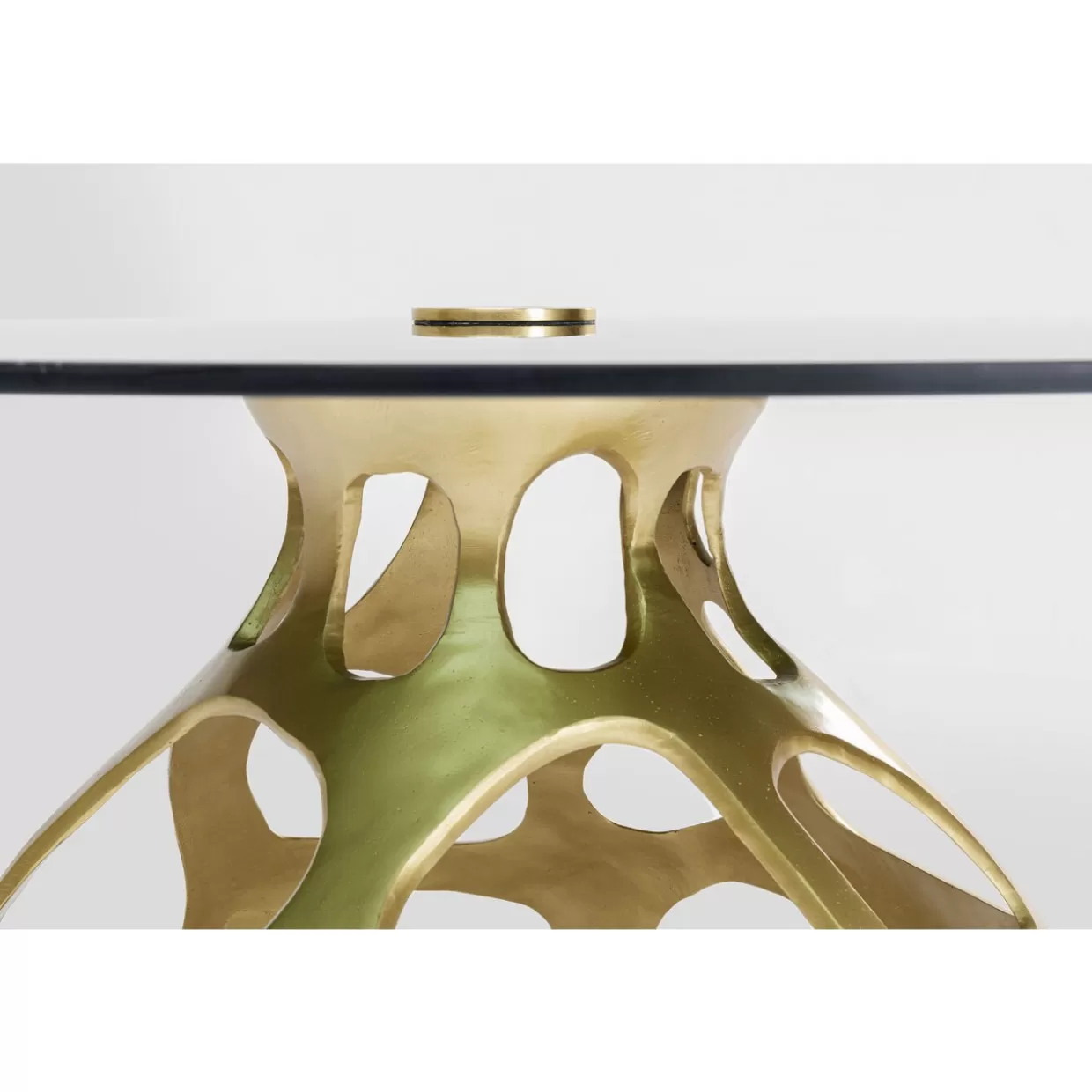 KARE Design Tische | Tisch Volcano Gold O120Cm