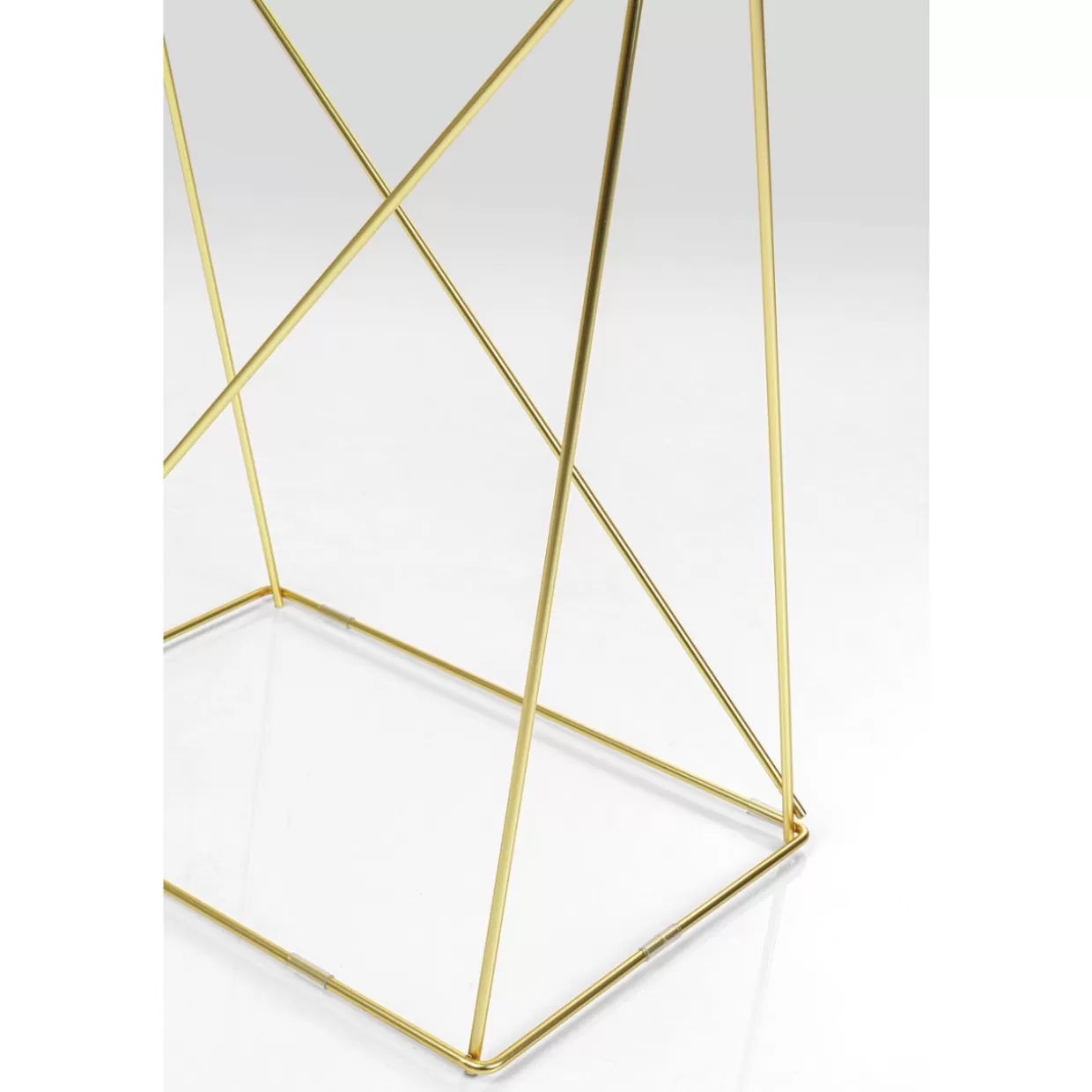 KARE Design Tische | Tischbock Polar Messing Matt (Paar) 31X49