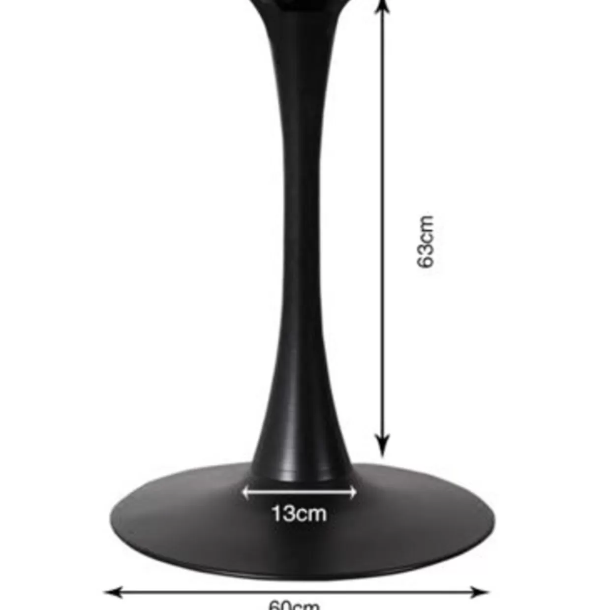 KARE Design Tische | Tischgestell Schickeria Schwarz O110Cm