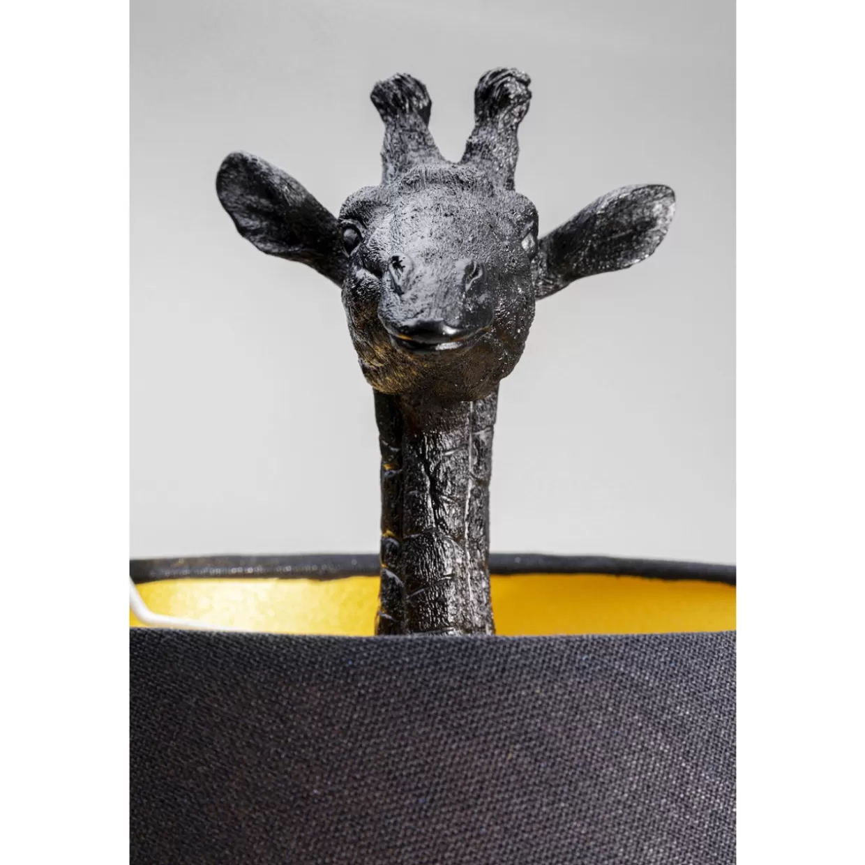 KARE Design Tischleuchten | Tischleuchte Animal Giraffe Matt Schwarz