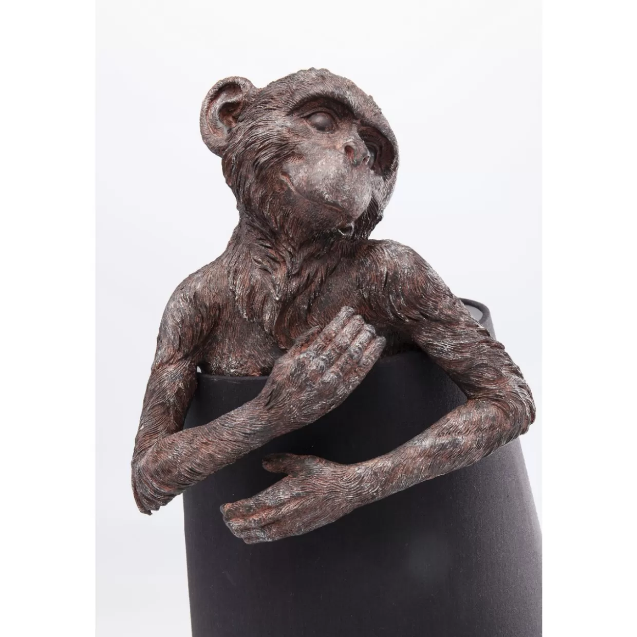 KARE Design Tischleuchten | Tischleuchte Animal Monkey Braun Schwarz
