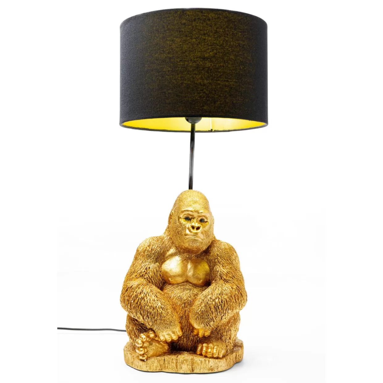 KARE Design Tischleuchten | Tischleuchte Animal Monkey Gorilla Gold