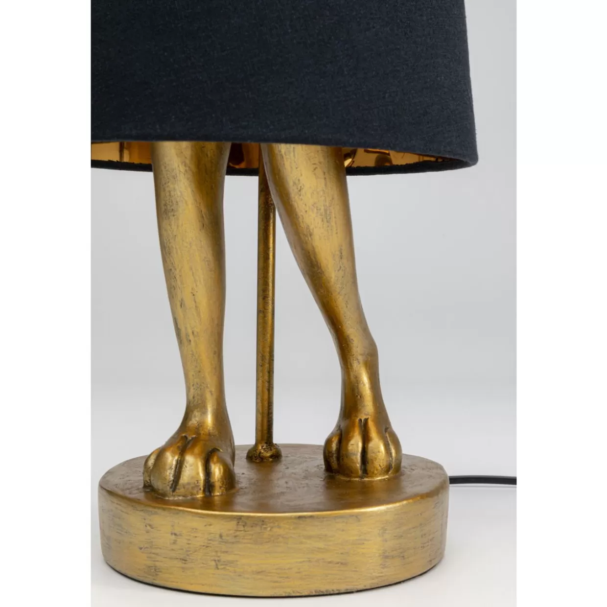 KARE Design Tischleuchten | Tischleuchte Animal Rabbit Gold/Schwarz 68Cm
