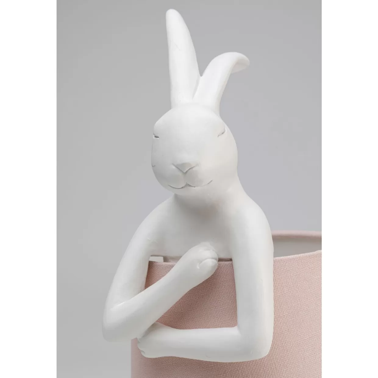 KARE Design Tischleuchten | Tischleuchte Animal Rabbit Weis/Rosa 50Cm
