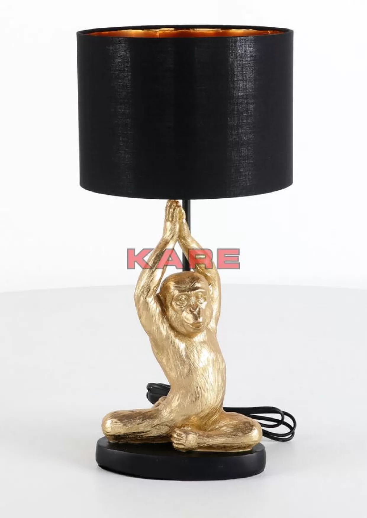 KARE Design Tischleuchten | Tischleuchte Animal Yoga Monkey 48Cm