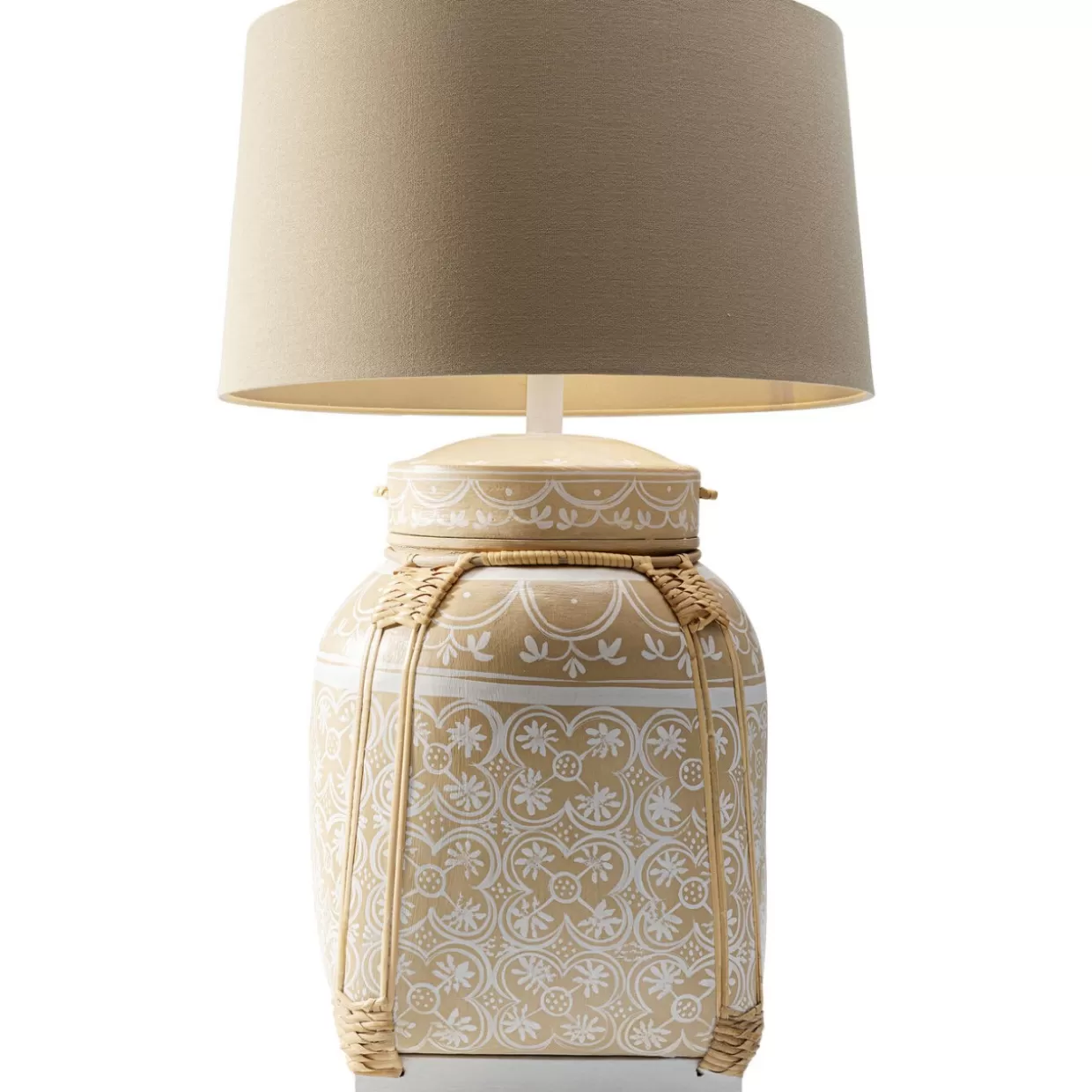 KARE Design Tischleuchten | Tischleuchte Basket Creme