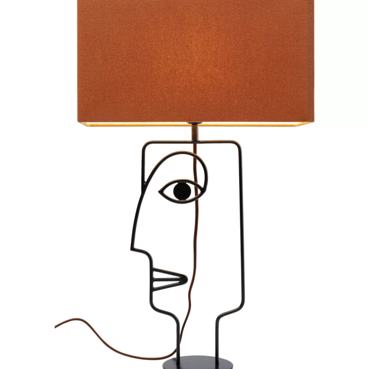 KARE Design Tischleuchten | Tischleuchte Face Wire Orange