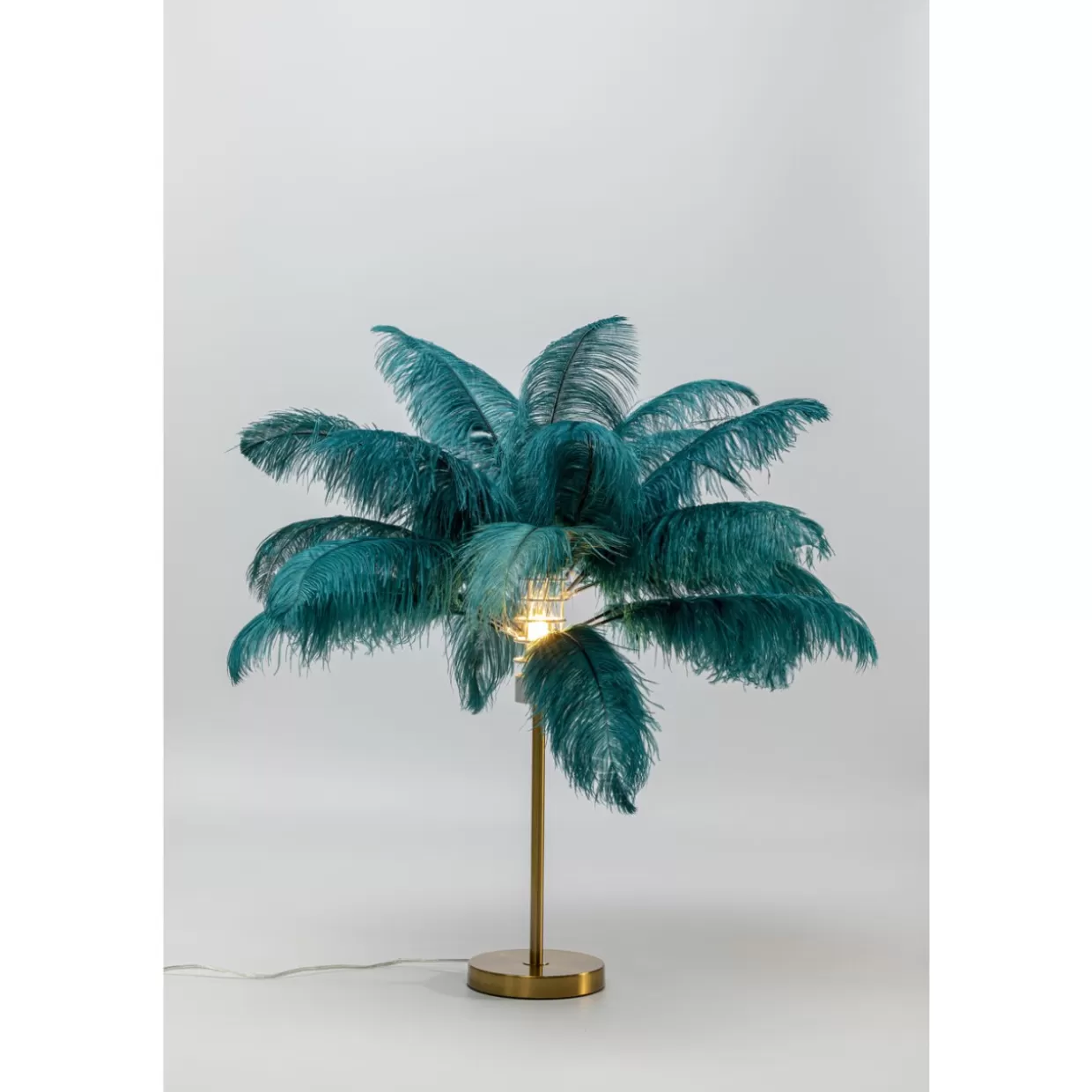 KARE Design Tischleuchten | Tischleuchte Feather Palm Grun 60Cm