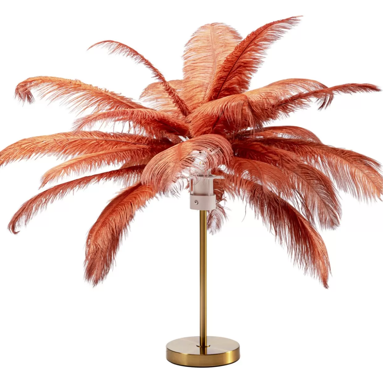 KARE Design Tischleuchten | Tischleuchte Feather Palm Rusty Red 60Cm