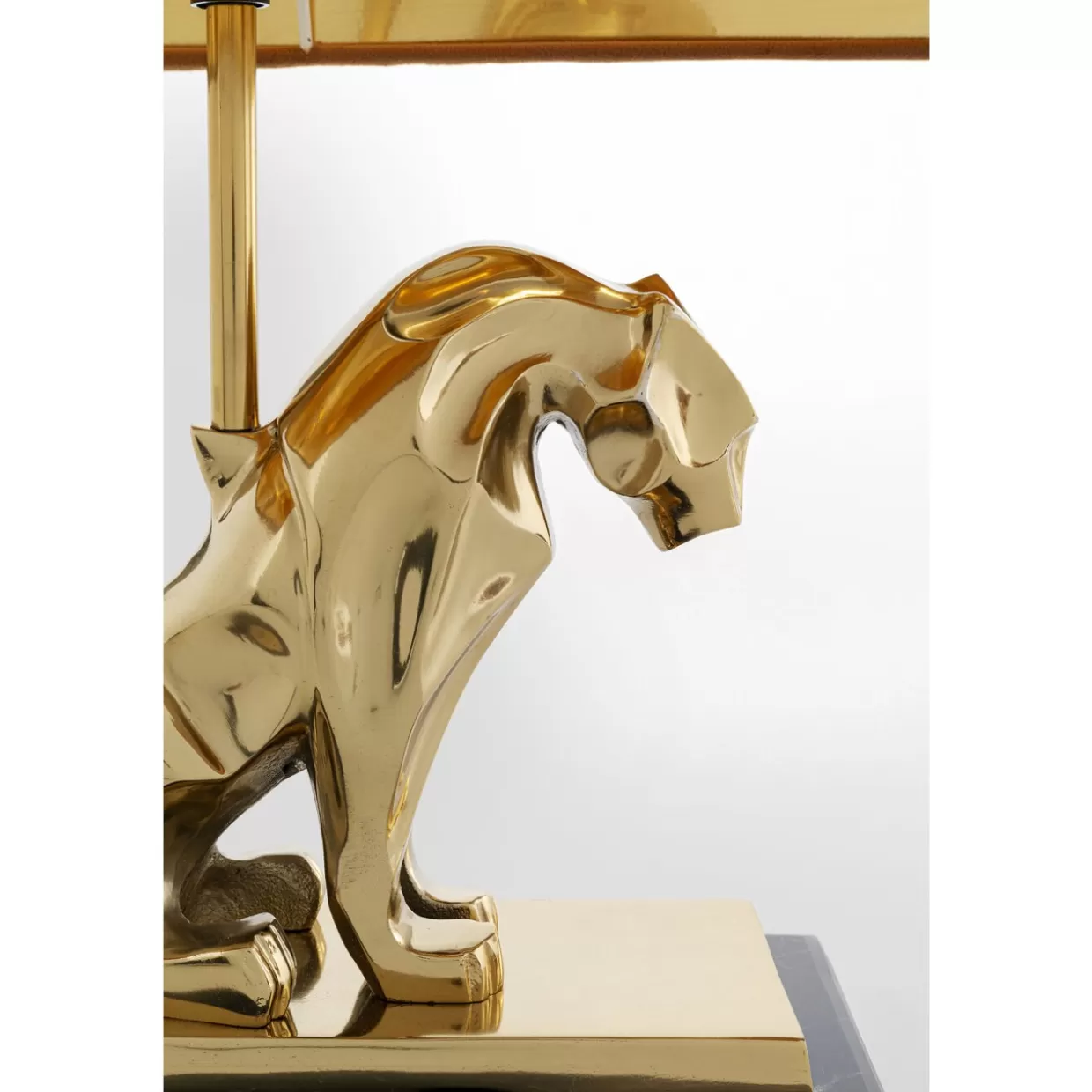 KARE Design Tischleuchten | Tischleuchte Geometric Leopard Braun 36Cm