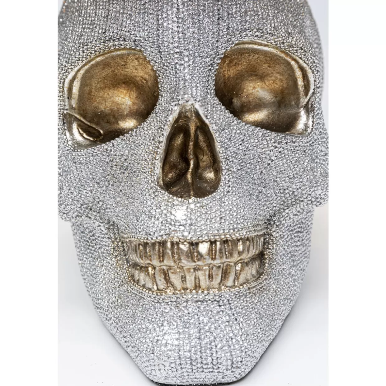 KARE Design Tischleuchten | Tischleuchte Skull Crystals Front 44Cm