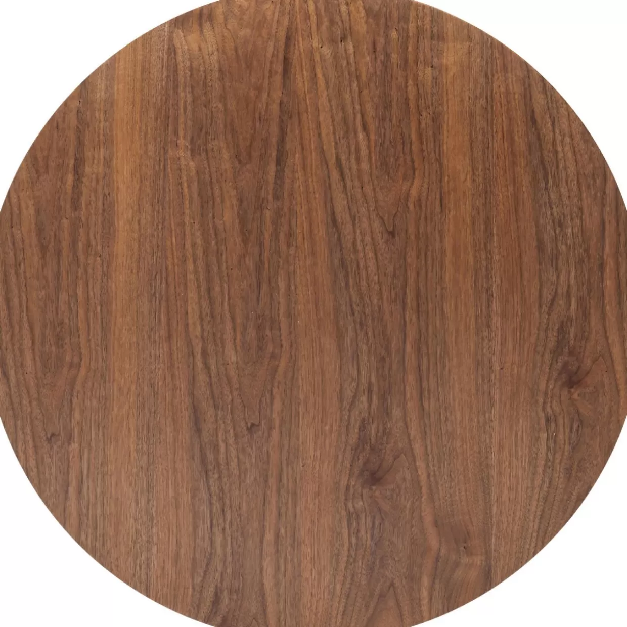 KARE Design Tische | Tischplatte Invitation Round Walnut O90Cm