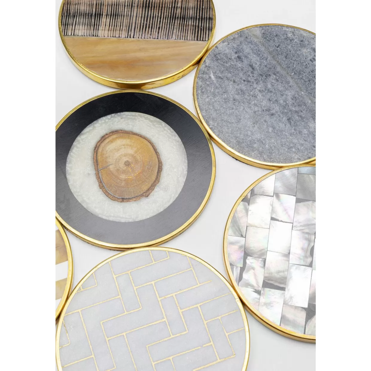 KARE Design Geschirr & Tischaccessoires | Untersetzer Nature (6/Set)