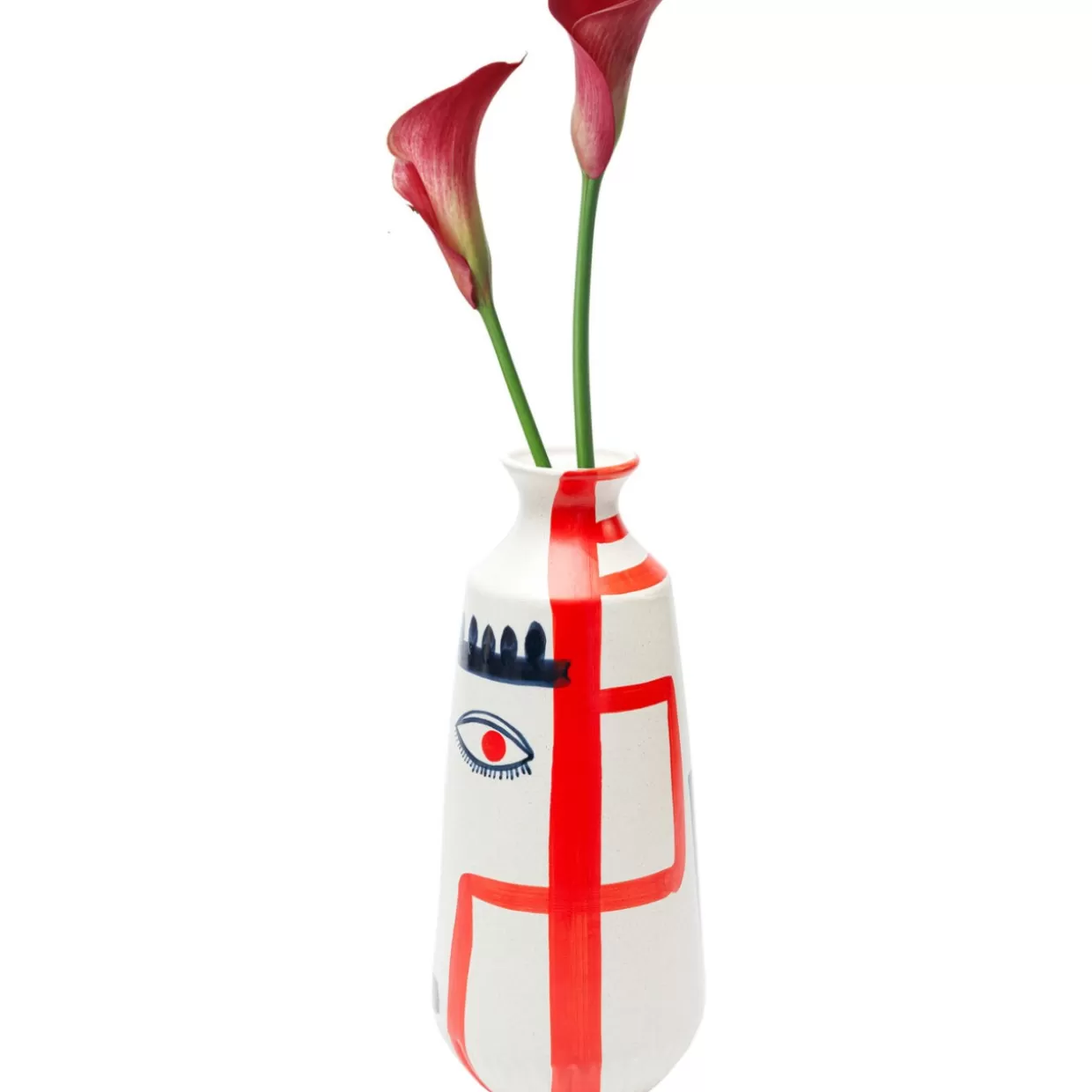 KARE Design Vasen | Vase Art Face Colore 38