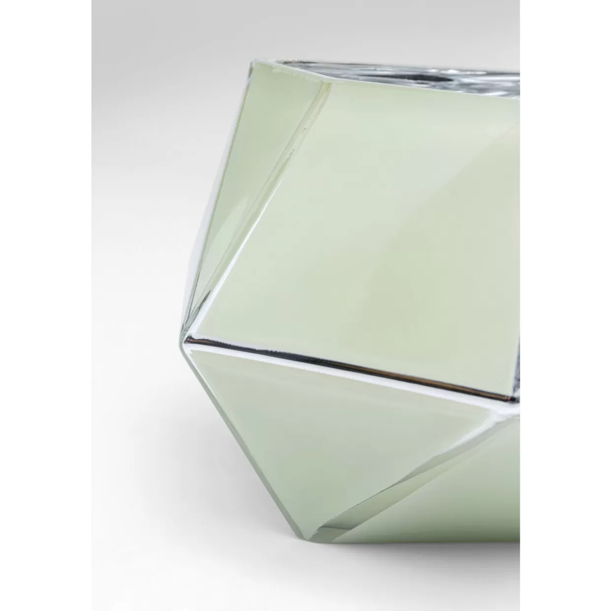 KARE Design Vasen | Vase Art Pastell Silber 14Cm