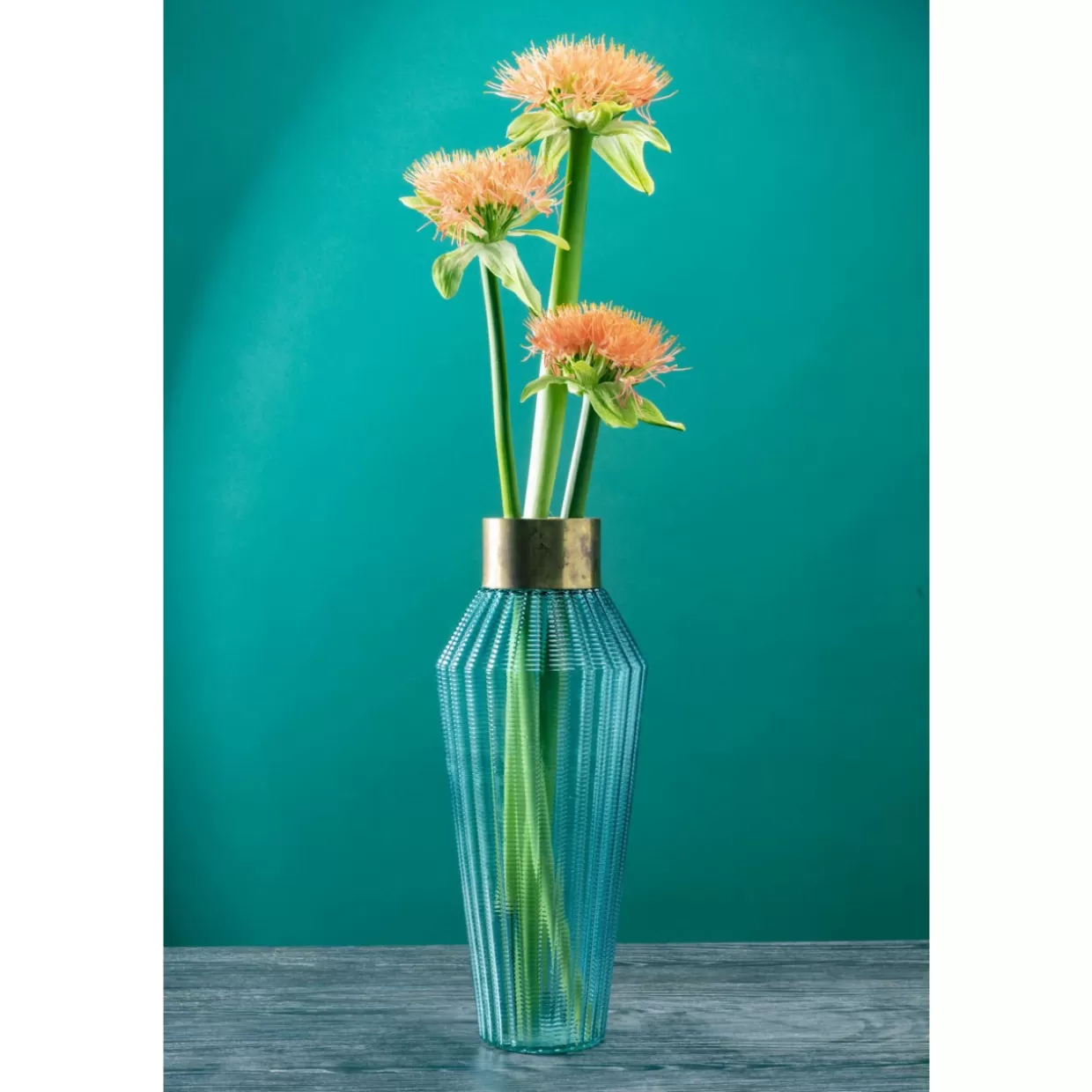 KARE Design Vasen | Vase Barfly Light Blue 43Cm