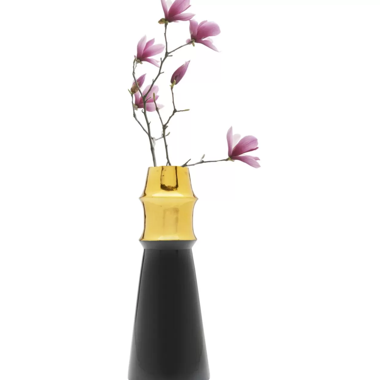 KARE Design Vasen | Vase Ciera Schwarz 34Cm