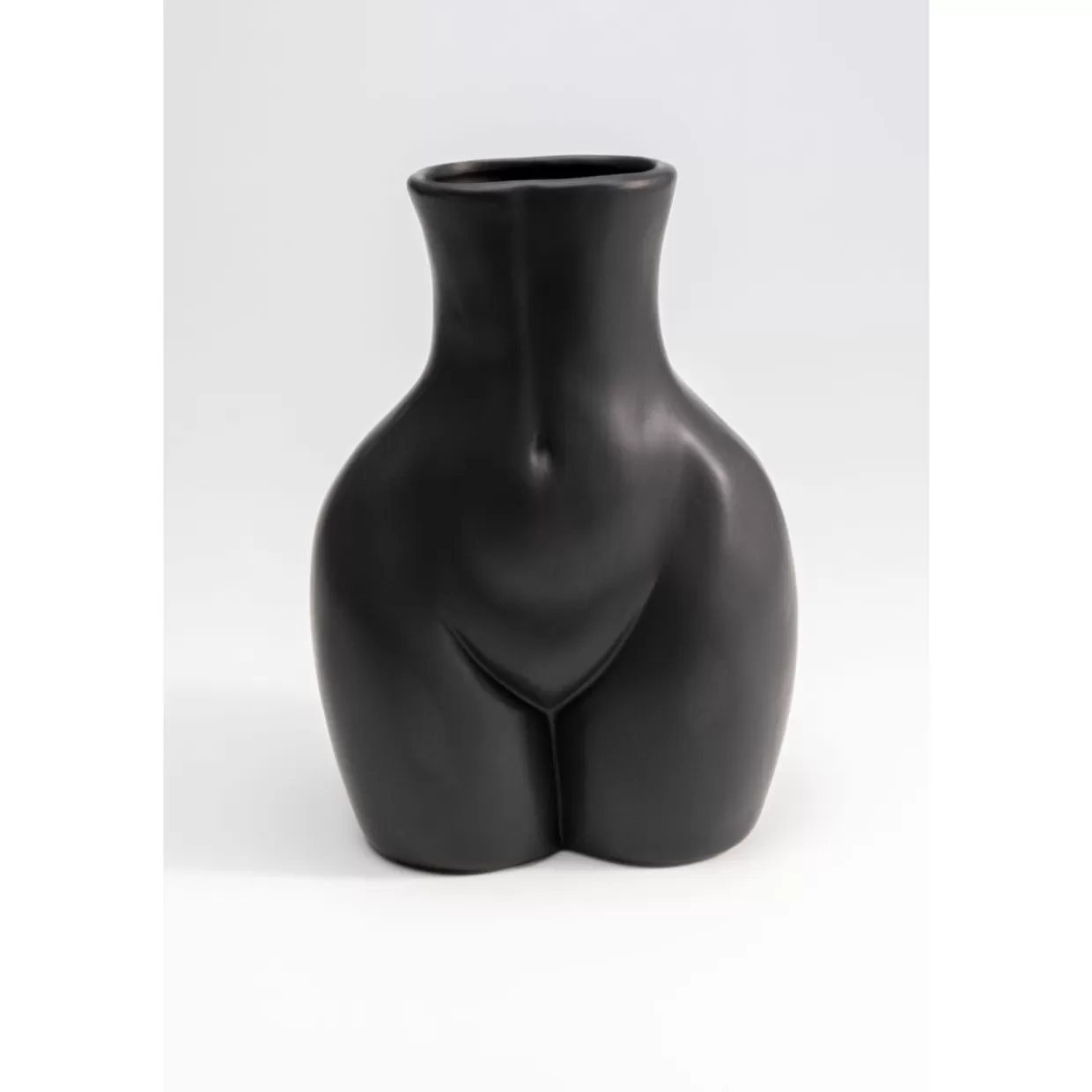 KARE Design Vasen | Vase Donna Schwarz 22Cm