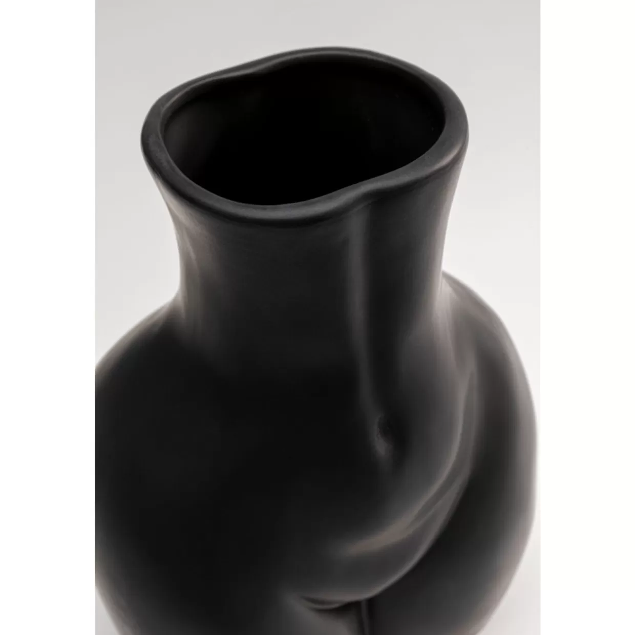 KARE Design Vasen | Vase Donna Schwarz 22Cm