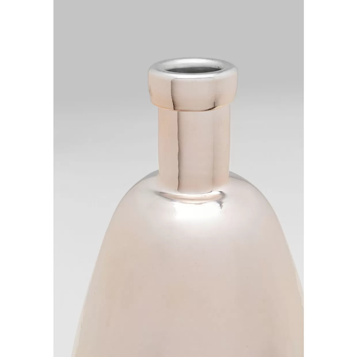 KARE Design Vasen | Vase Fabuloso Silber 46Cm