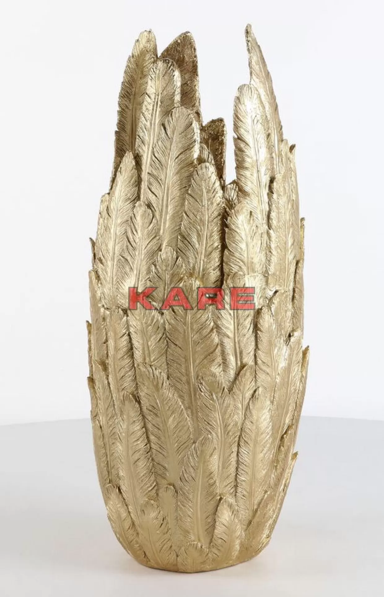 KARE Design Vasen | Vase Feathers Gold 80