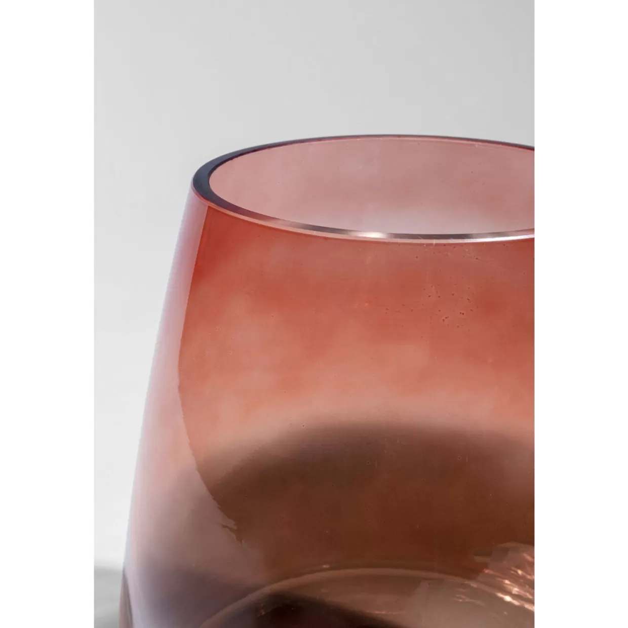 KARE Design Vasen | Vase Glow Rot 23Cm