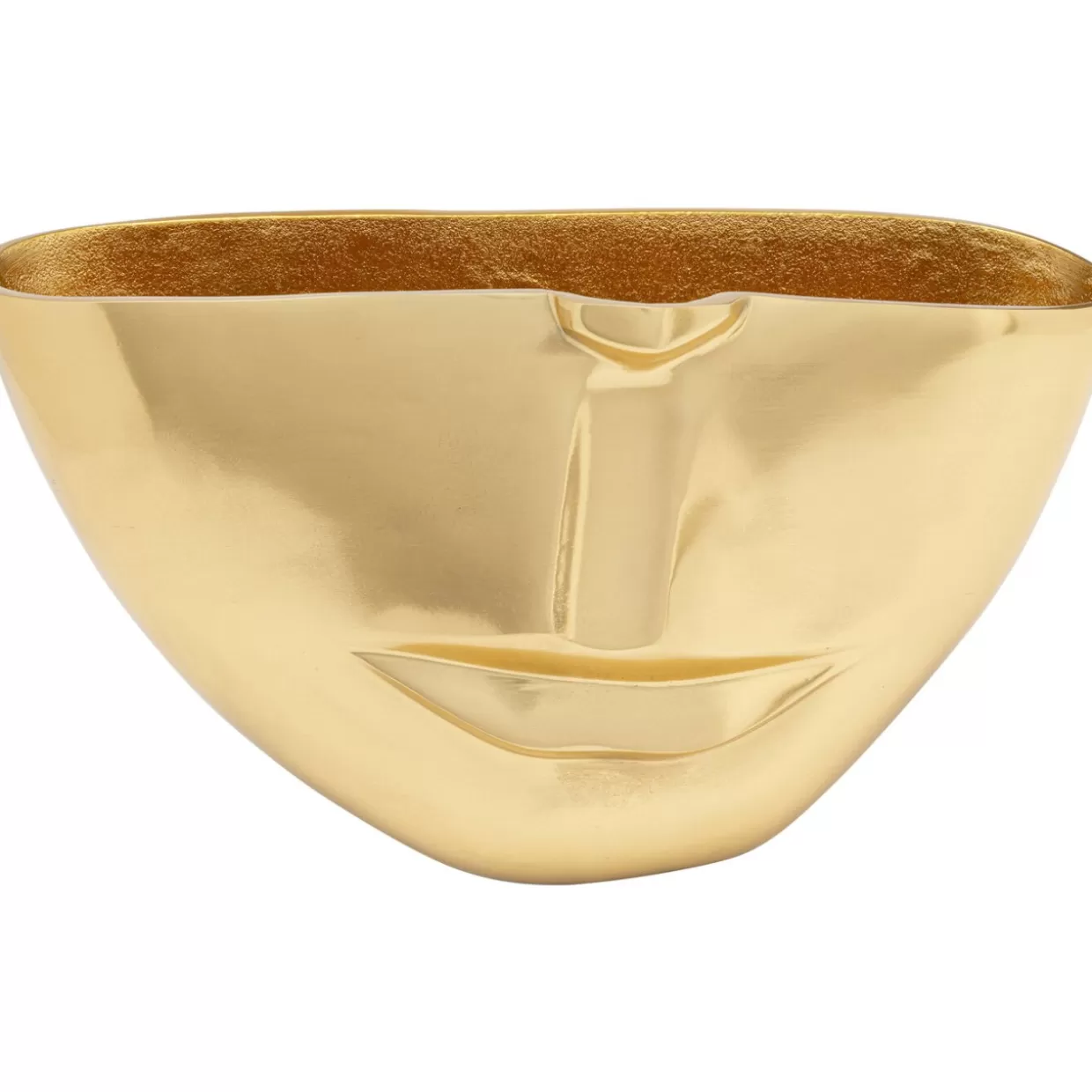 KARE Design Vasen | Vase Half Face Gold 38Cm