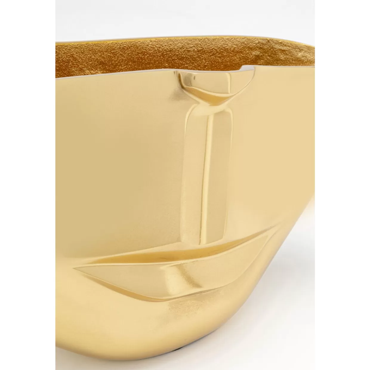 KARE Design Vasen | Vase Half Face Gold 38Cm