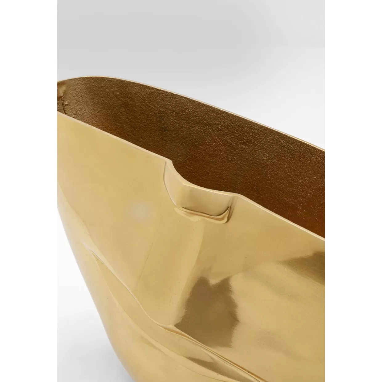 KARE Design Vasen | Vase Half Face Gold 46Cm
