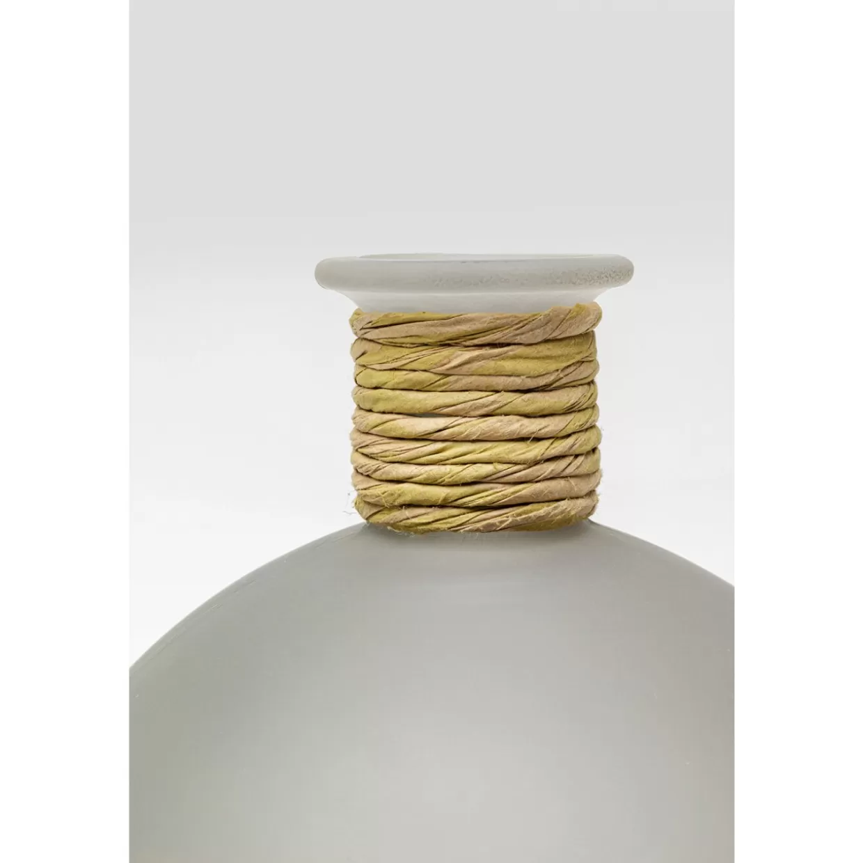 KARE Design Vasen | Vase Isola Belly Grau 25Cm