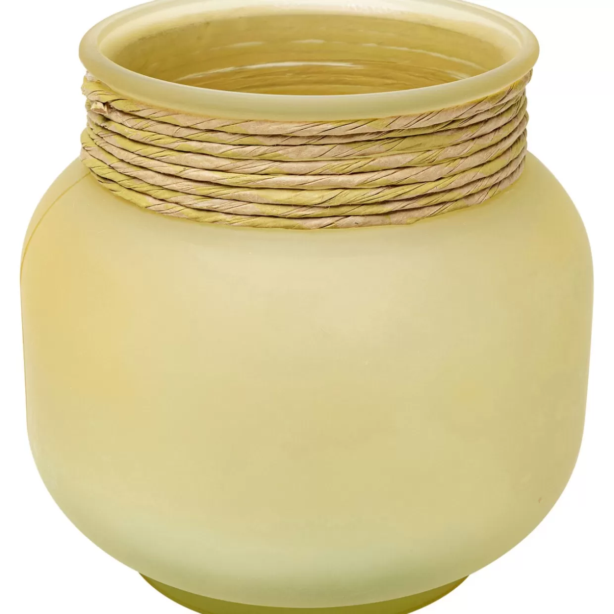 KARE Design Vasen | Vase Isola Storm Gelb 18Cm