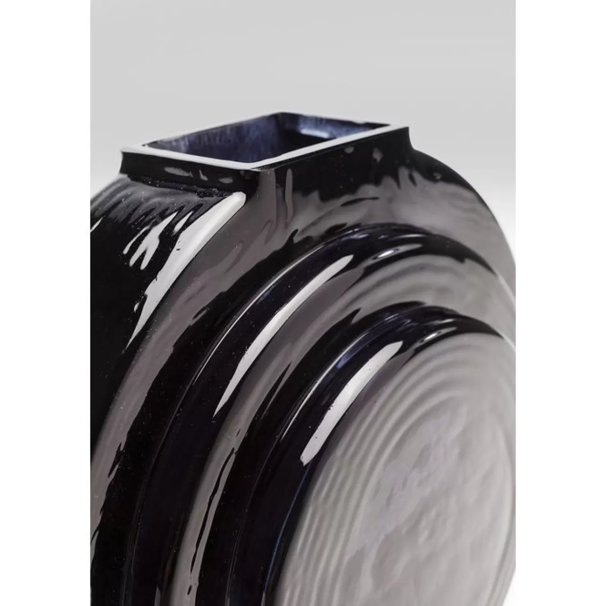 KARE Design Vasen | Vase Las Vegas Disc Schwarz