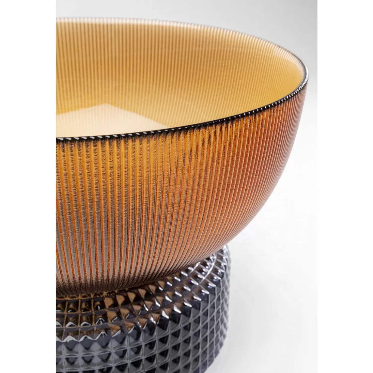 KARE Design Vasen | Vase Marvelous Duo Amber Grau 22Cm
