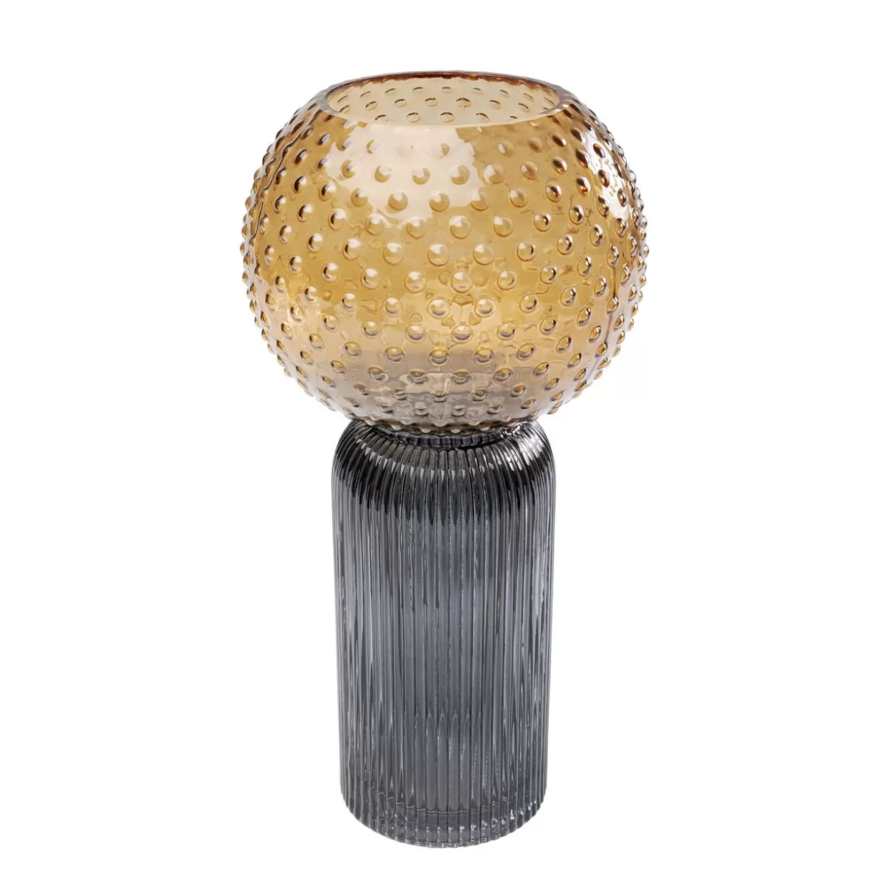 KARE Design Vasen | Vase Marvelous Duo Amber Grau 31Cm
