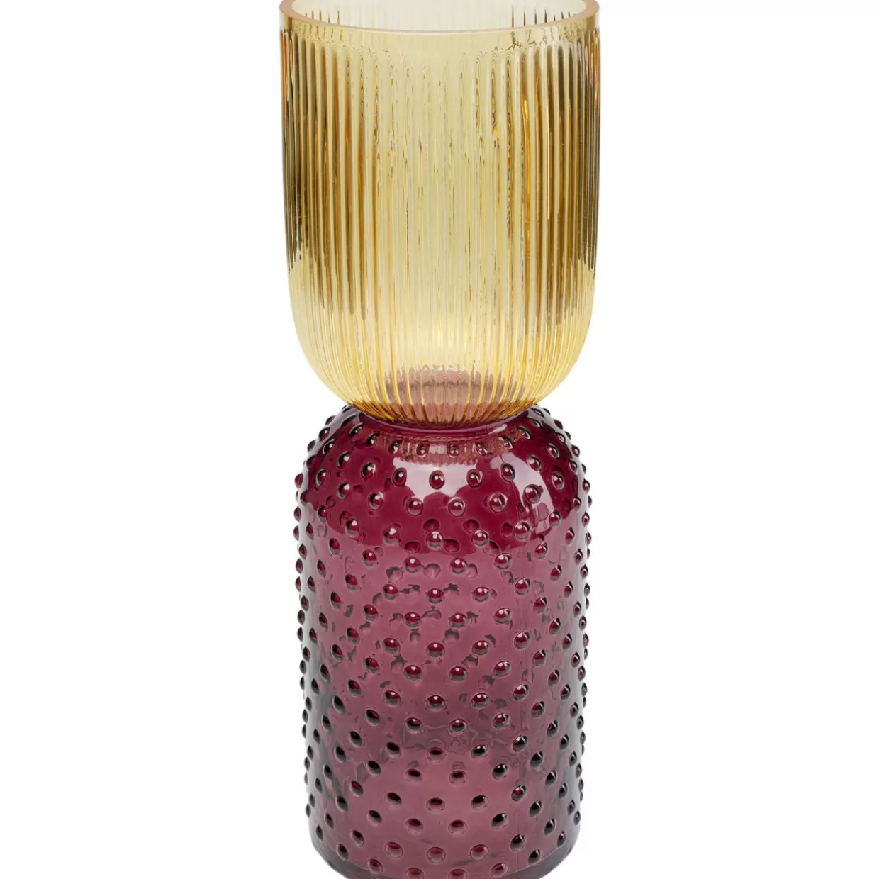 KARE Design Vasen | Vase Marvelous Duo Gelb Lila 38Cm