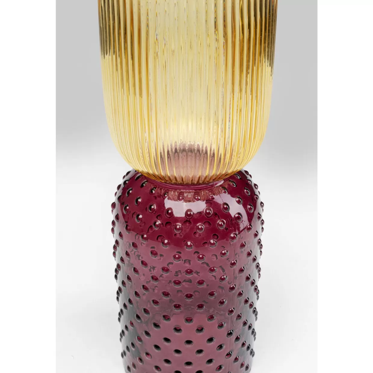KARE Design Vasen | Vase Marvelous Duo Gelb Lila 38Cm