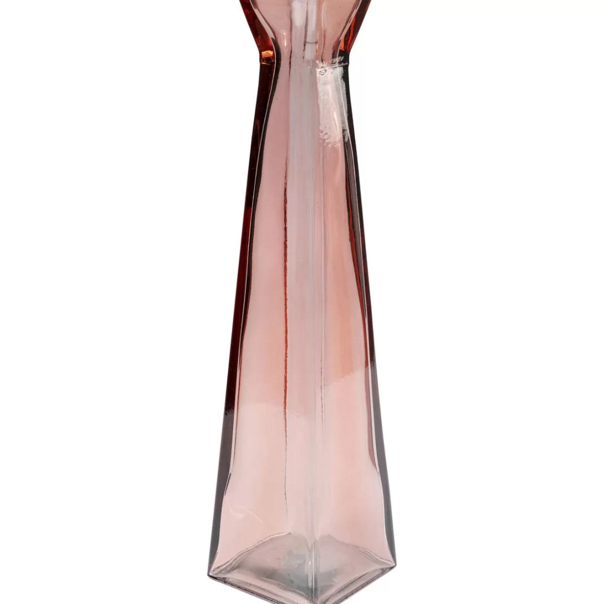 KARE Design Vasen | Vase Piramide Rosa 55Cm