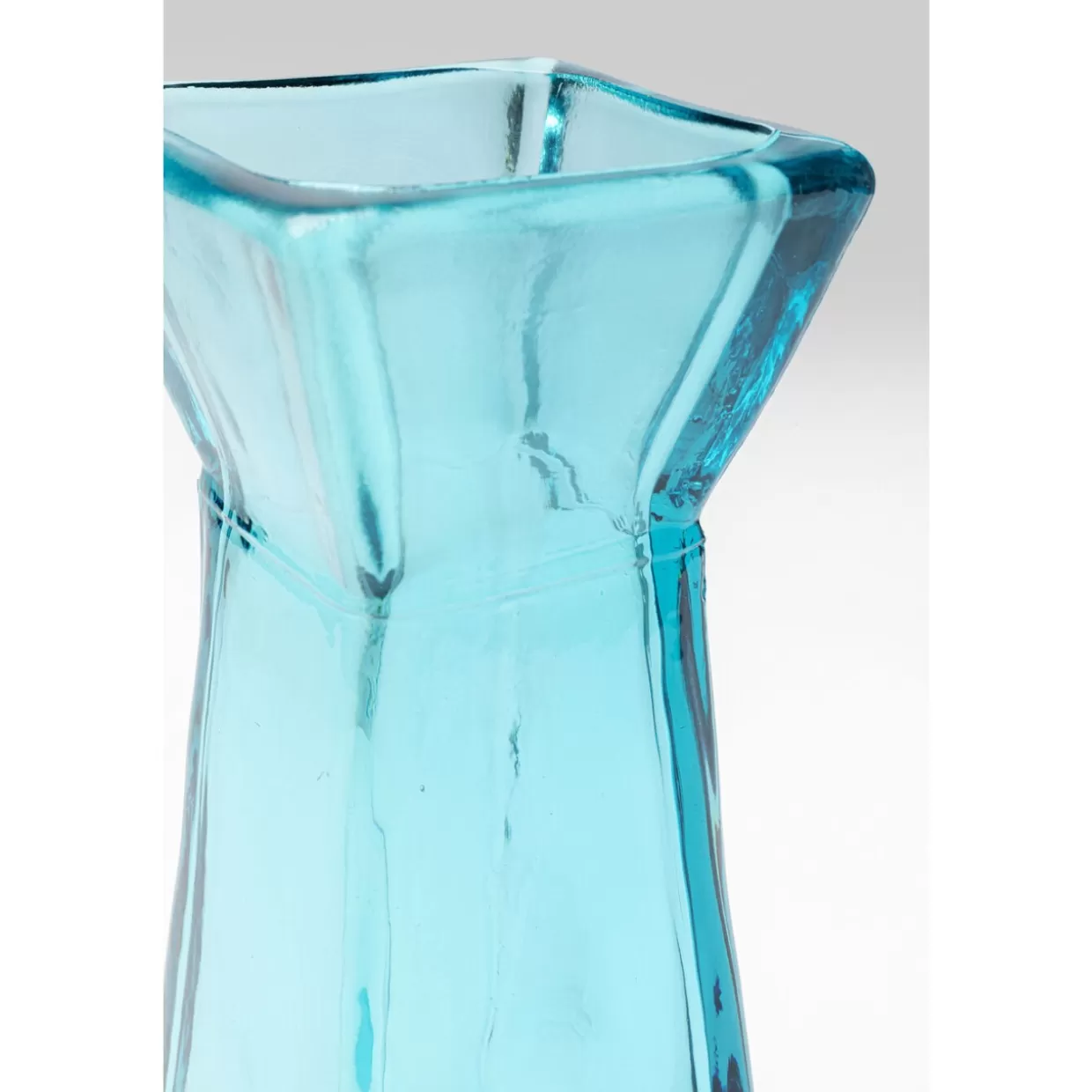 KARE Design Vasen | Vase Piramide Turkis 30Cm