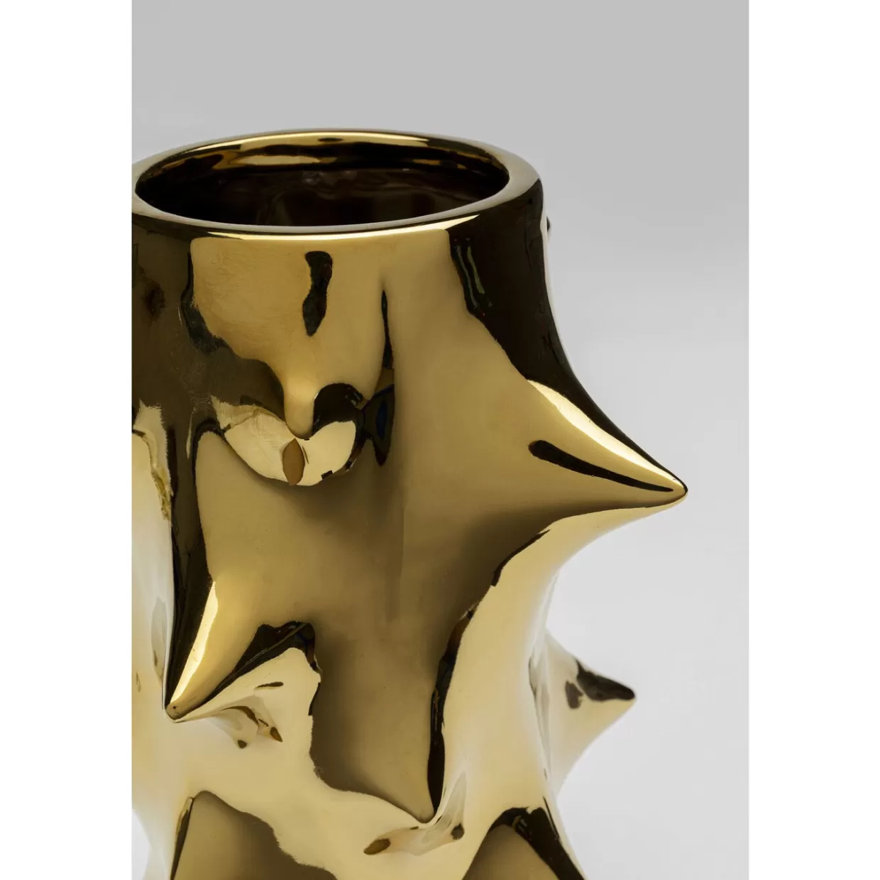 KARE Design Vasen | Vase Pointy Gold 25Cm