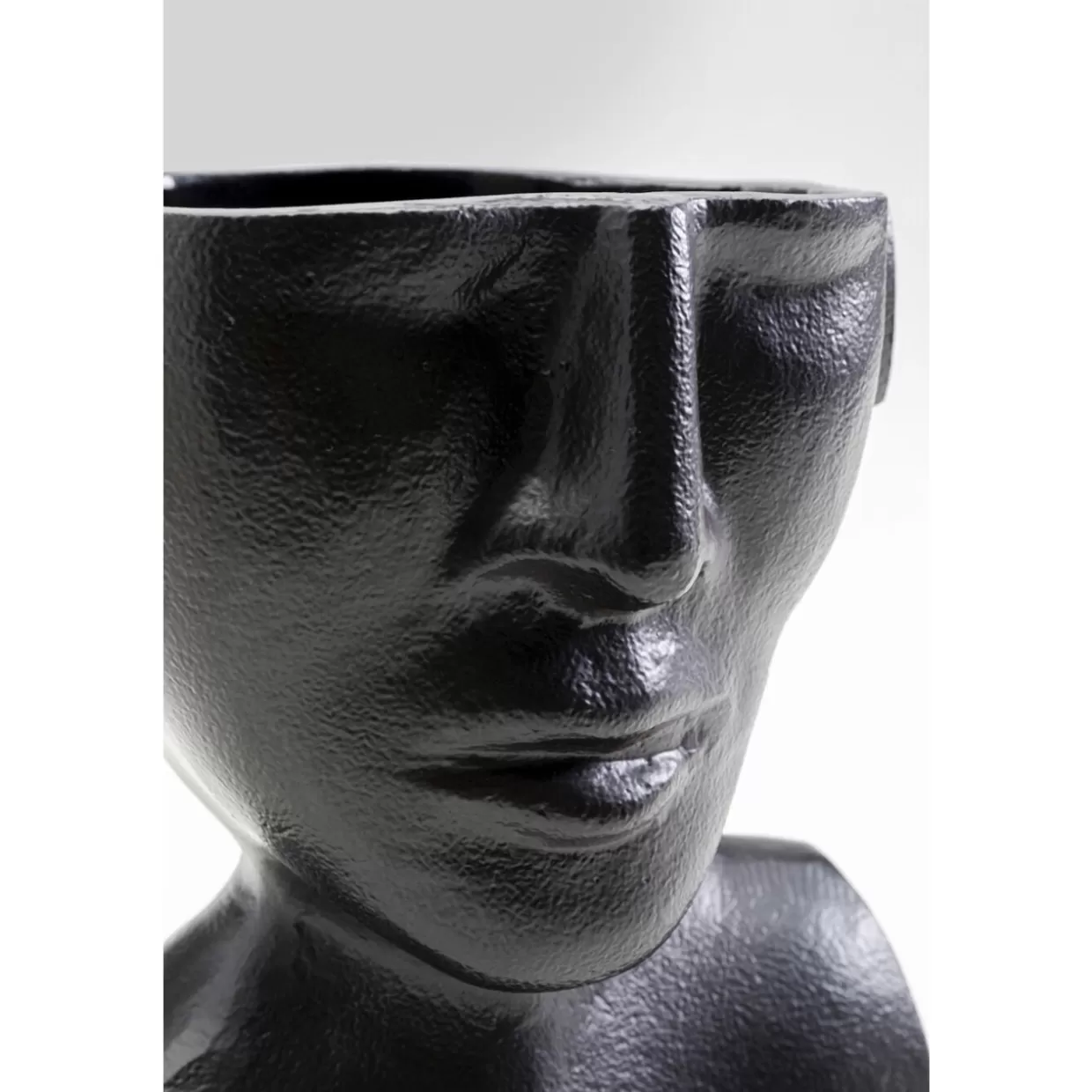KARE Design Vasen | Vase Rostro Schwarz 17Cm
