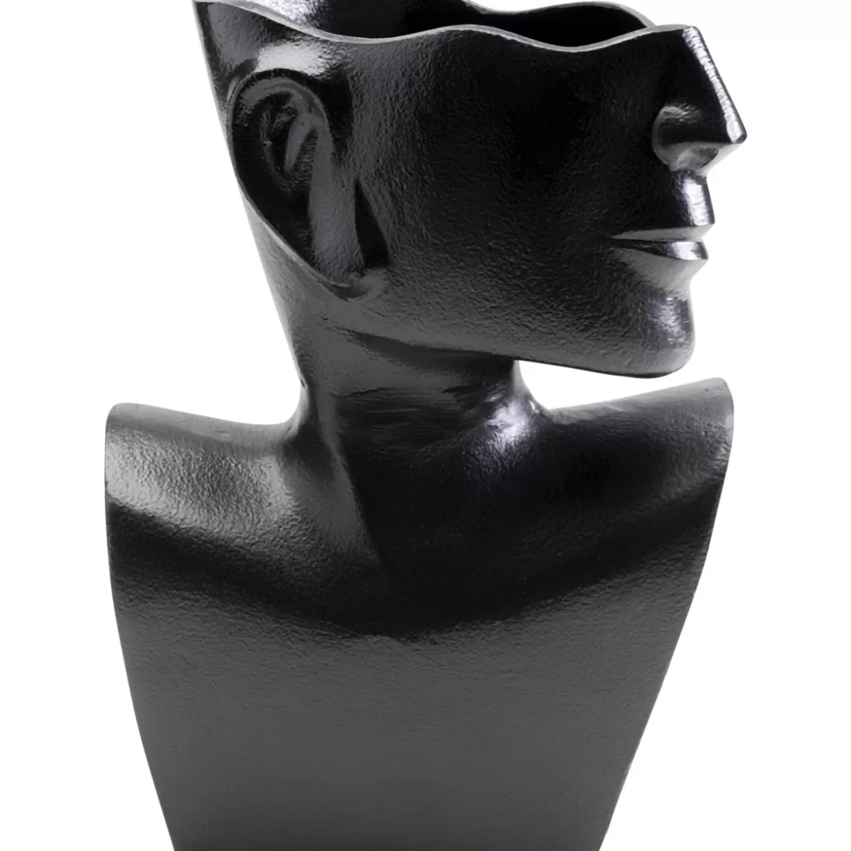 KARE Design Vasen | Vase Rostro Side Schwarz 27Cm