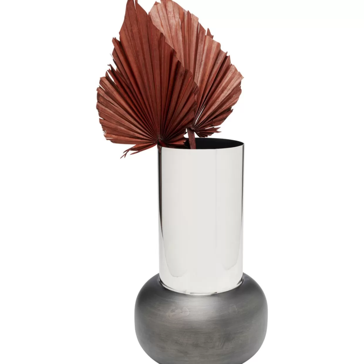 KARE Design Vasen | Vase Vesuv Schwarz 42Cm