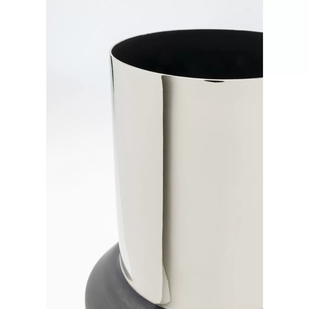 KARE Design Vasen | Vase Vesuv Schwarz 51Cm